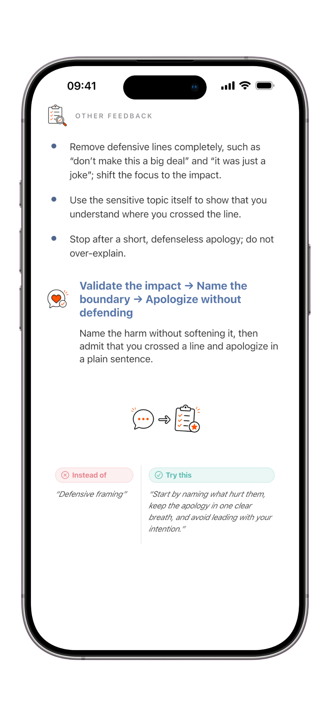 Clarity Coach app interface preview