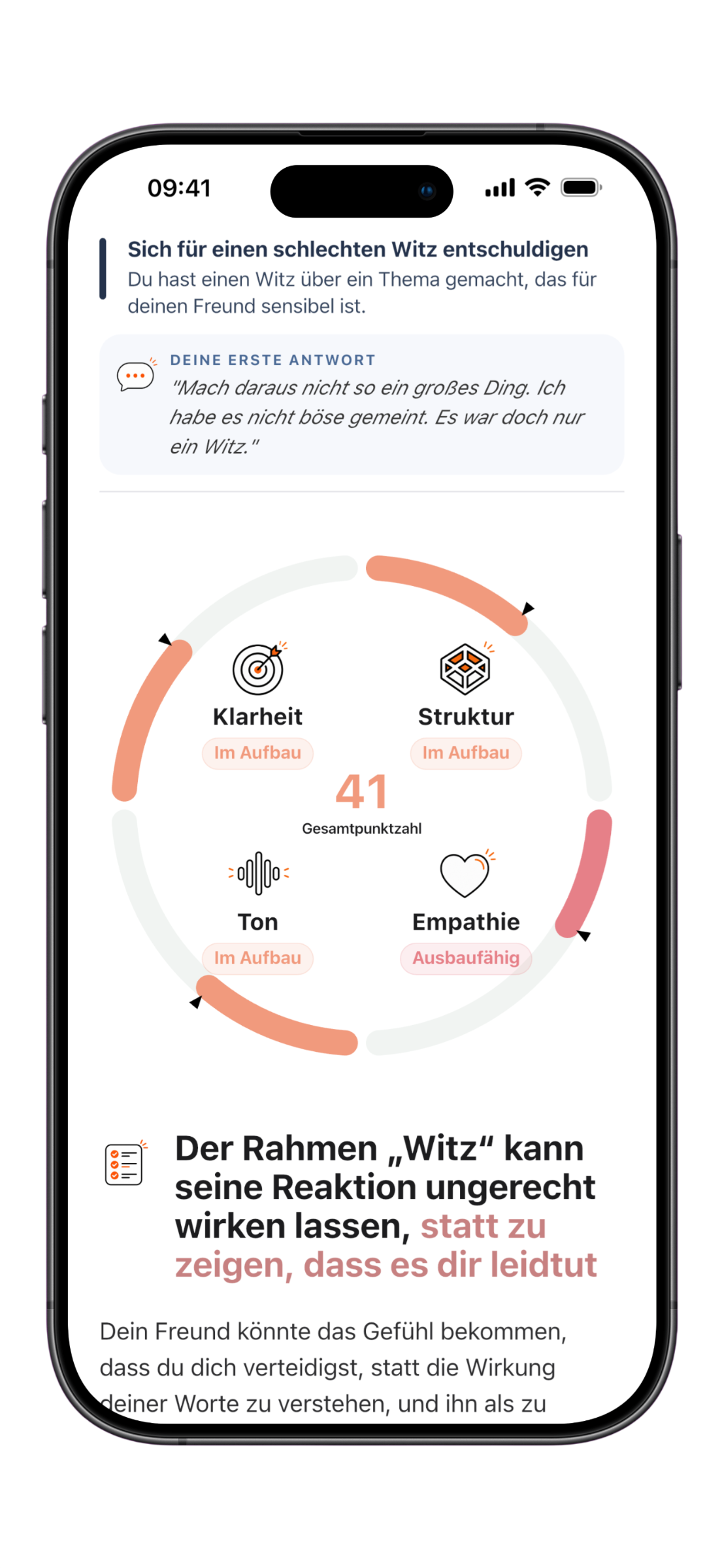 Step 2: See how your message may come across