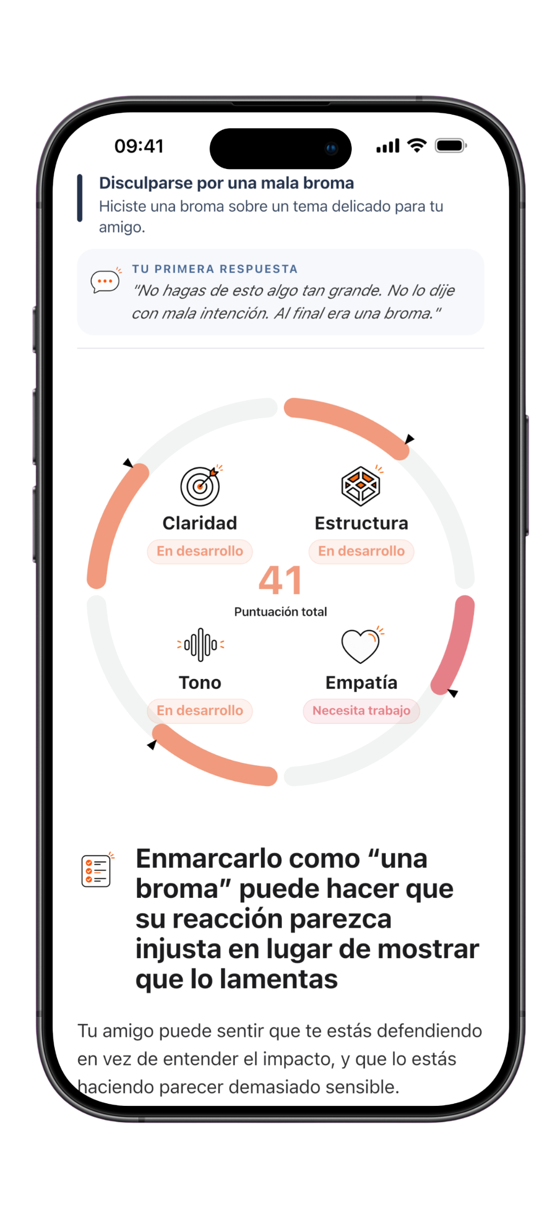 Step 2: See how your message may come across