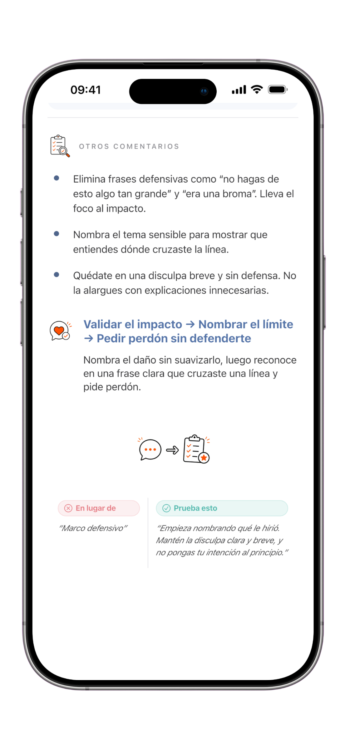 Clarity Coach app interface preview