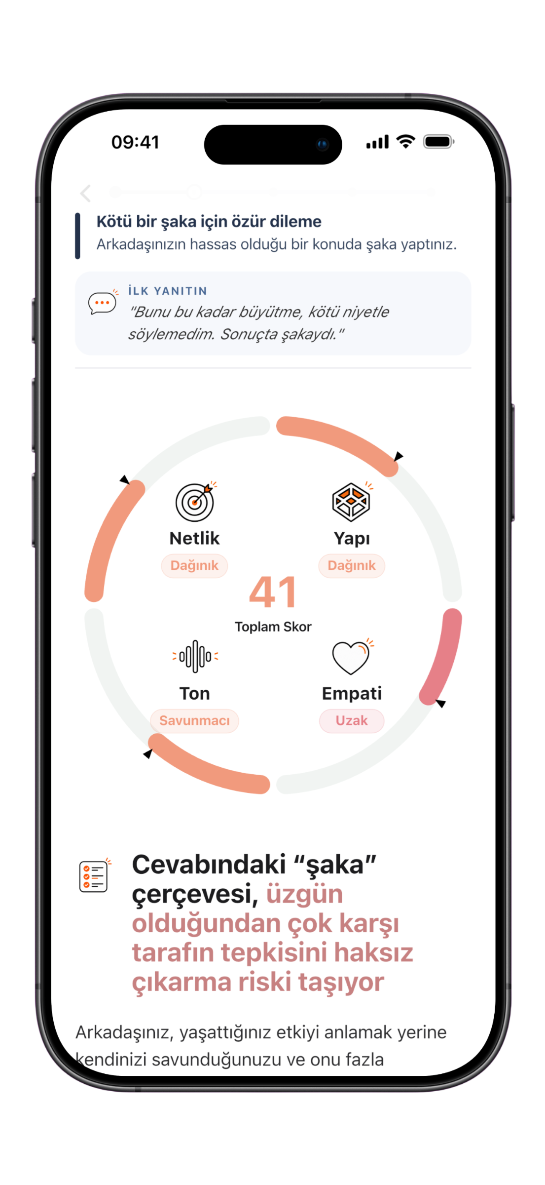 Step 2: See how your message may come across